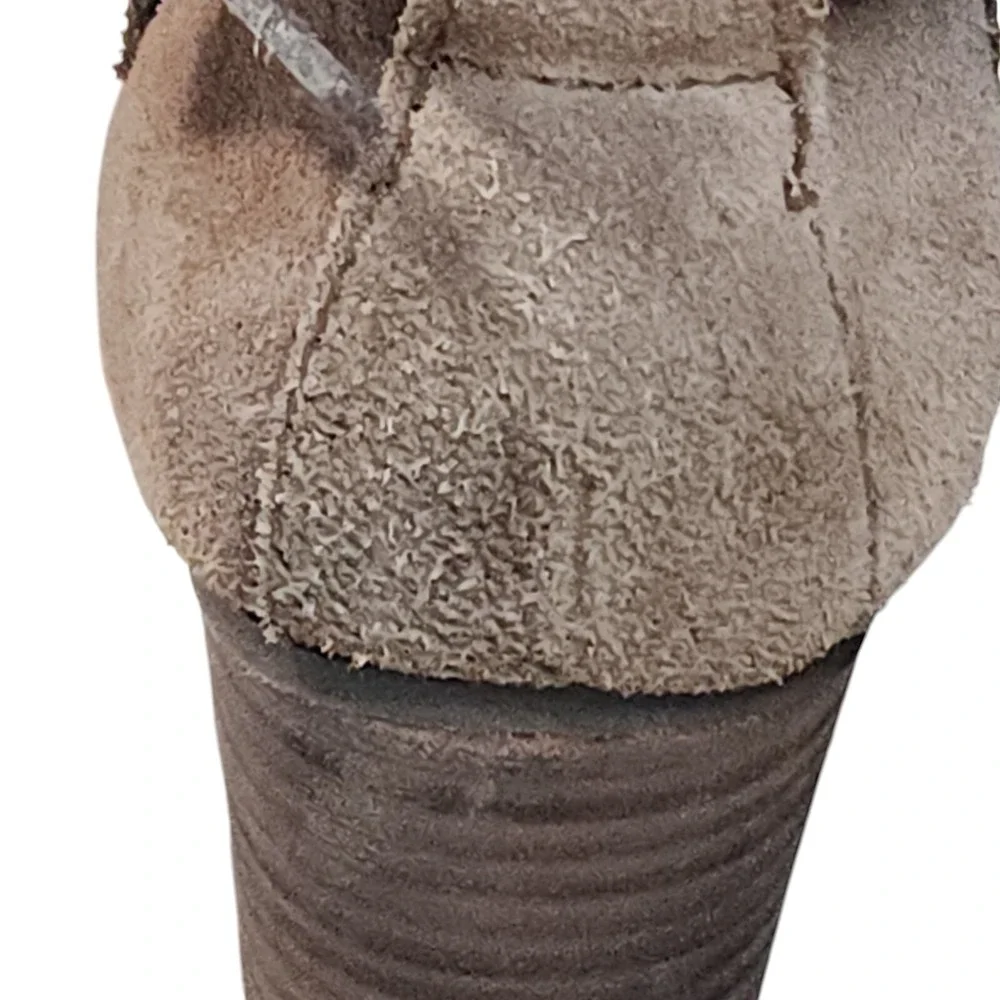American‎ Eagle Outfitters Boots Womens 7 Ankle Bootie Brown Suede Block Buckle